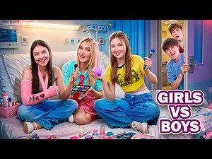 ¡Chicos VS Chicas en el Hospital! Mi Enemigo se Convirtió en mi Amor Secreto
