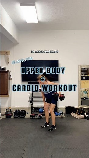 15-minute Upper Body + Cardio Workout #upperbodyworkout #cardio #quickworkout #fitpregnancy