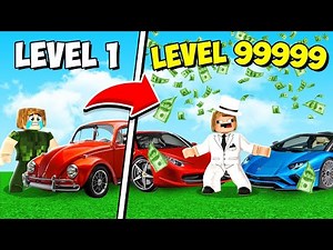SAI do FUSCA pro MEU CARRÃO nv 9999 | ROBLOX CAR TYCOON