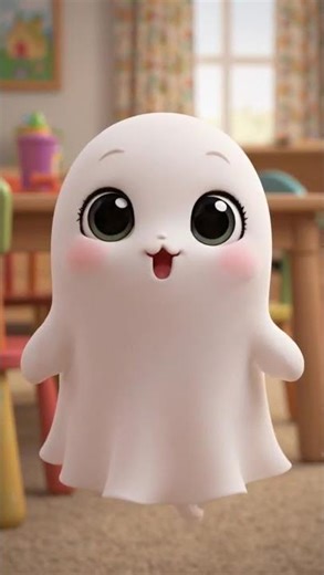 Hide and Seek Fun 👻🐶🐱 | Ghost Hendy Finds Mochi & Mimi | Kids Song 3D #shorts #funnydog