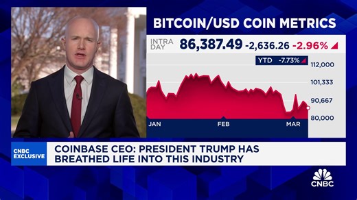 Watch CNBC's full interview with Coinbase CEO Brian Armstrong following White House Digital Assets Summit