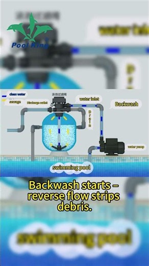 Back Wash Mechanism Design #PoolKing #BackwashSystem