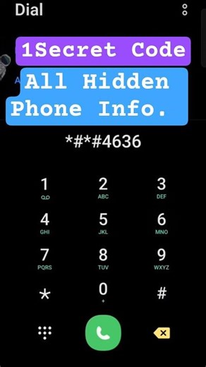 Hidden Phone Info Trick 📱 | Secret Code #hiddentrick #secretcode #techshorts