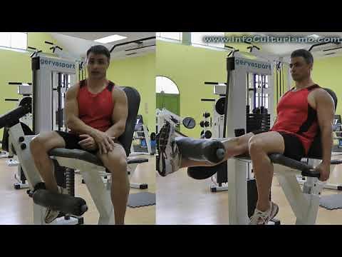 Single-leg knee extensions