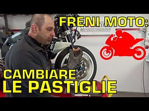 MOTORCYCLE BRAKE PADS REPLACEMENT | the correct procedure