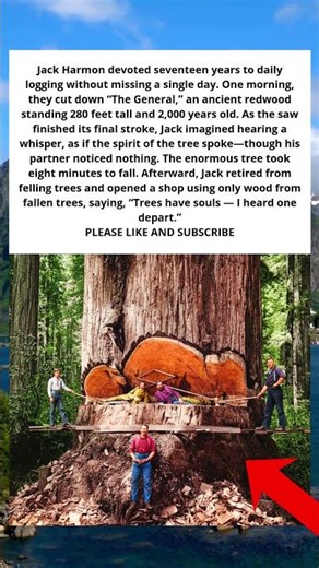 THE TREE CRIED🌲😱 THE LUMBERJACK WHO HEARD IT