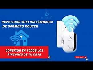 Repetidor Wifi Inalámbrico De 300mbps Router- VINCULACIÓN