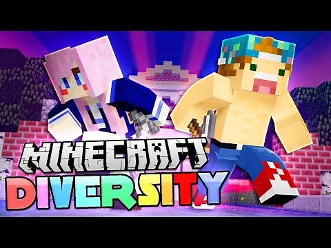MINECRAFT DIVERSITY 2 WITH LIZZIE! | Diversity #1