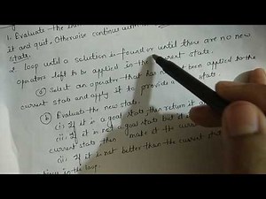 Hill climbing search technique in Artificial intelligence