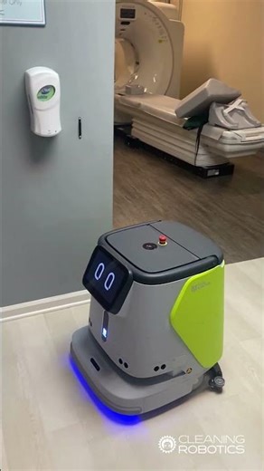 Pudu CC1 Cleans Hospital Area | Cleaning Robotics