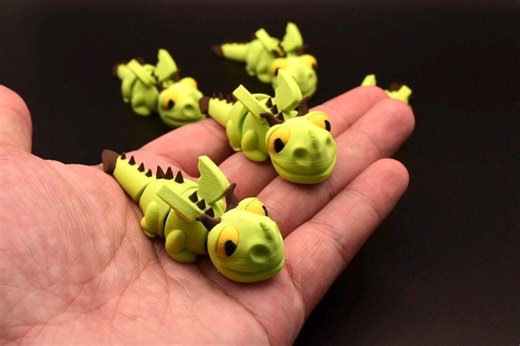 HTTYD Flexi Dragons | Terrible Terror | | 3D Printed Articulated Dragons - Etsy