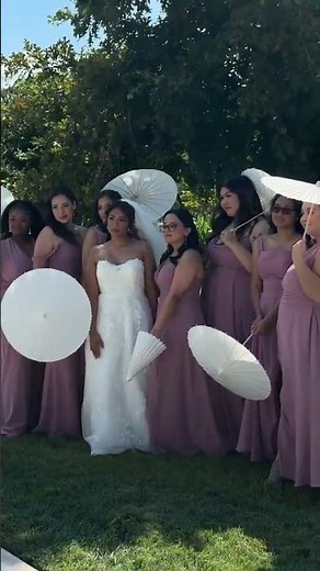 These Bridesmaids Are GORGEOUS 🥹✨ | Garden Wedding Aesthetic