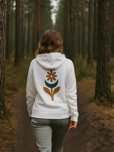 Floral Adidas Fleece Hoodie: Unisex Cotton-blend Sweatshirt - Etsy
