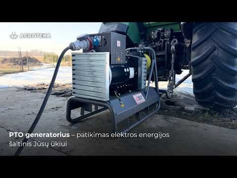 PTO generatorius Agrowatt – patikimas elektros tiekimas grūdų džiovyklai | Šilutės r. | Agroteka