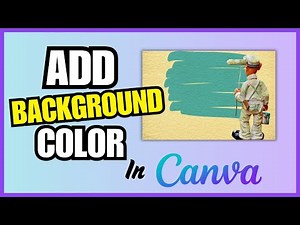 How To Add a Background Color In Canva