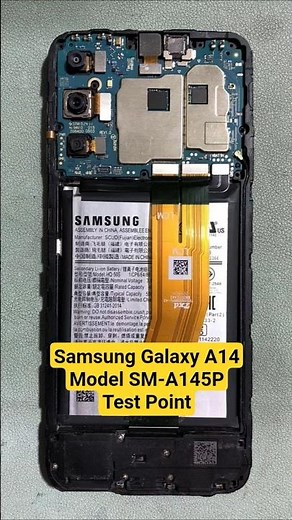 Samsung A14 Test Point Samsung SM-A145P Test Point Samsung Galaxy A14 Test Point #galaxya