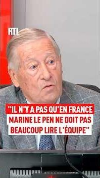 Violence in Paris: "It's not just in France, Marine Le Pen must not read L'Equipe very much"