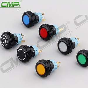 [Hot Item] CMP Mu Series Illuminated 22mm Plastic Push Button Switch