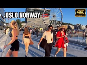 Oslo Norway 4K “The Beauty of Norway’s Richest City at Night | Stunning Nightlife & Cityscapes"