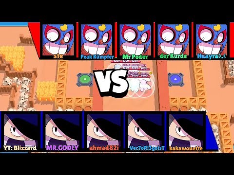 5 Edgar Vs 5 El Primo | Brawl Stars