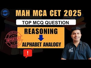 Mah Mca Cet 2025 II Alphabet analogy