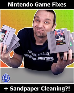 363K views · 4.1K reactions | Some of these are ones Robert at Restorish tried to fix. And a few are ones I found around the shop. I'll need to do some soldering and also more cleaning including with a magic eraser... and sandpaper?! TronicsFix post about cleaning retro games: https://tronicsfix.com/blogs/news/how-to-clean-retro-game-cartridges TronicsFix/Restorish Discord: https://discord.gg/tronicsfix | TronicsFix | Facebook