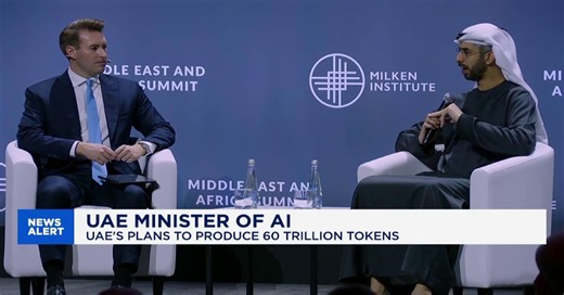 UAE aims to be world's factory of intelligence, says AI minister