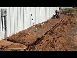 How to trench and run conduit for electrical
