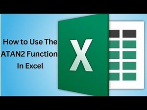How To Use ATAN2 Function in Excel
