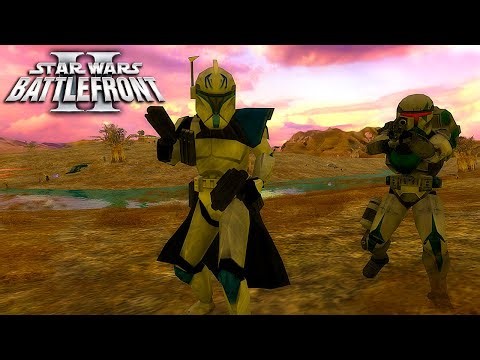 Star Wars Battlefront II - Dantooine - Republic Side - Ultimate Battlefront: The Clone Wars Mod