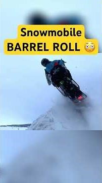 Snowmobile Barrel Roll Stunt: The Physics Explained