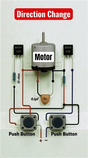 DC Motor Direction Change Circuit Diagram