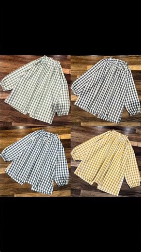 Beautiful 100% cotton gingham smocks!