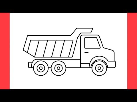 How to Draw a DUMB TRUCK Easy Step by Step