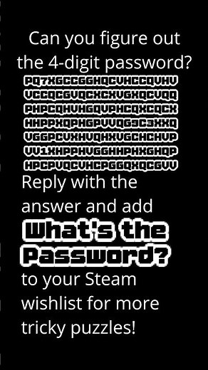 Can you solve the password puzzle? - What's the Password? - Puzzle 021