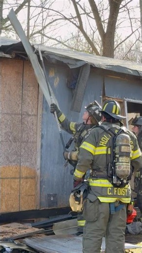 Doing Overhaul at a Structure Fire