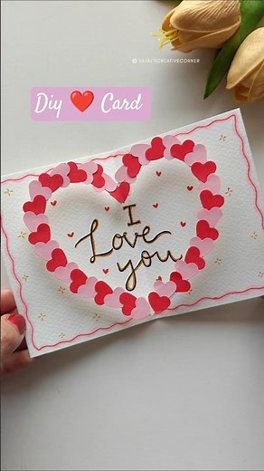 Stunning Pop Up Heart 💓Card for your Valentine!