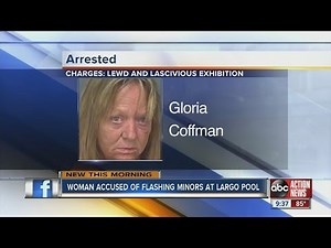 Woman accused of flashing minors at Largo pool