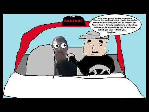 Paratransit driver leaves a voice message to All Around Girl