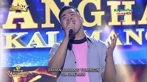 Panoorin ang performance ng pambato ng San Jose, Angeles City na si JES COLIS ng awiting Ako Naman Muna sa 'Kantapatan' round sa Tawag Ng Tanghalan ngayong #ShowtimeBigFUNalo Tuesday! | Tawag Ng Tanghalan