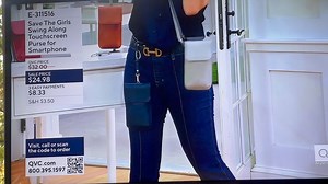 1.9K views · 18 reactions | Tami was on QVC today showing our Floral Swing Along Touchscreen Purse It’s 30% off for a limited time on QVC! Shop now here: https://www.qvc.com/save-the-girls-swing-along-touchscreen-purse-for-smartphone.product.E311516.html #savethegirls #purse #qvc #tv #deals | Save The Girls | Facebook