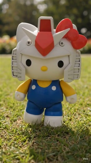 🌸 Hello Kitty Becomes Gundam?! 🤖✨