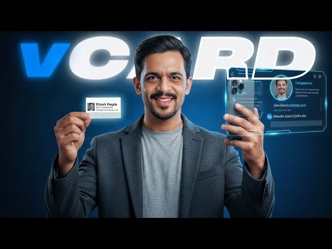 This Tool Scans Visiting Cards & Saves Them Instantly ft. vCard