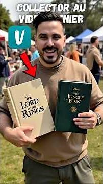 Un livre collector du Seigneur des Anneaux et un coffret VHS Disney ultra rare en Vide Grenier !