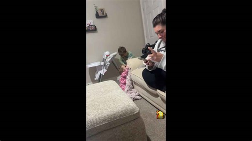 Toddler snatches handmade blanket from cousin, sparking viral crying moment