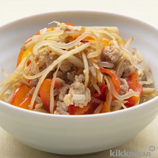 しらたきの炒り煮 Braised Shirataki