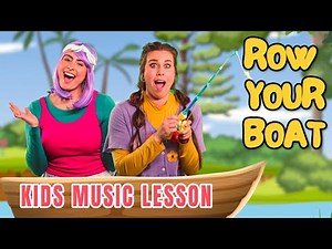 Learn to Sing - Row Your Boat | Nursery Rhymes and Kids Songs (Educational Videos for Kids & Babies)