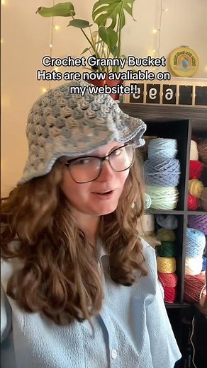 Crochet Granny Square Bucket Hats