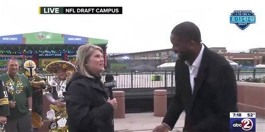 ABC News draft correspondent Ike Ejiochi is loving Green Bay