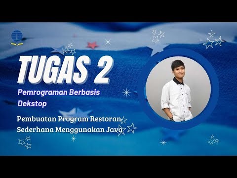 Tugas 2 Program Restoran Sederhana Java | Pemrograman Berbasis Desktop